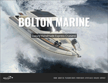Tablet Screenshot of boltonmarine.com